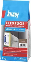 Plytelių siūlių glaistas KNAUF FLEXFUGE UNIVERSAL HELLBRAUN, 1-20 mm, šv. ruda sp., 1kg
