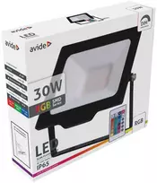 LED prožektorius Avide 30W RGB su pulteliu
