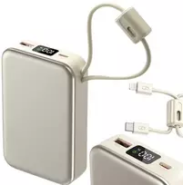Verk Group Powerbank, greitasis įkrovimas, 20000 mah, „quick charge 3.0“, usb-c, „lightning“, 22,5 w
