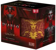 Cenega Heat Reveal Mug Good Loot Diablo IV - Lilith's Blood 480 ml Burgundy