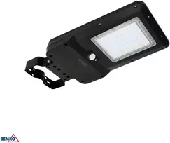 Carruzzo SOLARNA OPRAWA ULICZNA LED BEMKO SOLGER 20W 3000LM 3000/4000/6000K IP65 Juoda CZ. PIR