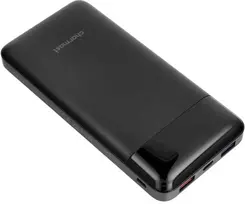 Nešiojamoji baterija Charmast W2089 PD3.0 3A 22,5W 20000 mAh su integruotais laidais USB A / USB C / Lightning / Micro USB juodas