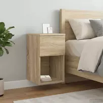 Lovos spintelė 2 pcs Sonoma ąžuolas 29 x 31,5 x 49 cm
