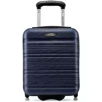 Kelioninis Zagatto Mažas kabininis lagaminas su ratukais 40x30x20 cm, tinkamas Wizz Air rankiniam bagažui, tamsiai mėlynas