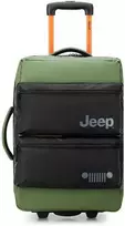 Kelioninis Delsey Jeep JS006B Trolley Duffle matkalaukku, 55 cm, vihreä