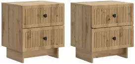Šalia lovos spintelė 2 pcs Artisano ąžuolo 43 x 34,5 x 47,5 cm