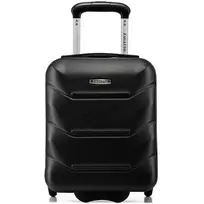Kelioninis Zagatto Rankinio bagažo lagaminas su ratukais 40x30x20 cm, tinkamas Wizz Air, juoda