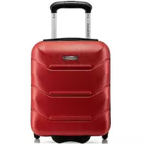 Kelioninis Zagatto Rankinio bagažo lagaminas su ratukais 40x30x20 cm, tinkamas Wizz Air, raudona