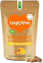 Grandininis pjūklas Vitaminas C su Bioflavonoidais TOGETHER RAW, 30 kaps.