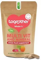 Grandininis pjūklas Vitaminų ir mineralų kompleksas MULTI VIT TOGETHER RAW, 30 kaps.
