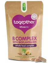 Grandininis pjūklas B kompleksas su Bioflavonoidais B COMPLEX TOGETHER RAW, 30 kaps.