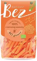 Grandininis pjūklas Ekologiški raudonųjų lęšių makaronai (be glitimo) BARTOLINI, 250 g