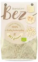 Grandininis pjūklas Ekologiški baltų kukurūzų miltų makaronai (be glitimo) šiaudeliai BARTOLINI, 250 g