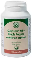 Grandininis pjūklas Maisto papildas Curcumin 95 + Juodas Peppers, Herbals 120 vnt.