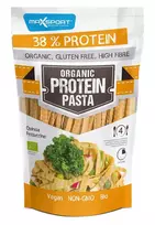 Grandininis pjūklas Ekologiški žaliosios sojos ir kinvos miltų makaronai MAXSPORT, 200 g.