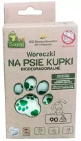Grandininis pjūklas Ekologiški šuns ekskrementų maišeliai, biologiškai skaidūs – 6 vnt/90 maišelių, FROGGY