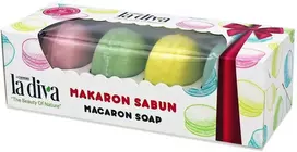 Grandininis pjūklas FRUIT MACAROONS dekoratyvūs vaisiniai muilai (4 x 50 g) – LA DIVA