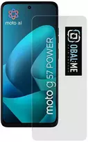 OBAL:ME 2.5D Apsauginis stiklas Screen Protector skirtas Motorola G57 Power skaidrus