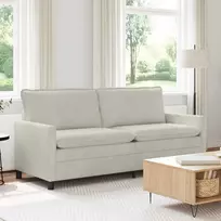 Sofa Kreminė 196 x 81 x 87,5 cm Aksomas