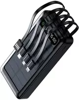 Telforceone Setty solar power bank SLR-120 20000 mAh juodas