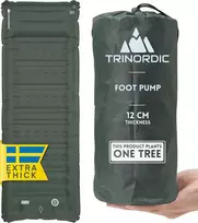 Sofa Trinordic pripučiamas 12 cm storio kempingo čiužinys su įmontuota pompa ir pagalve