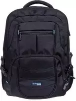 Turistinė kuprinė Akasa Kuprinė DONAU TRAVEL Amsterdam, 17", 35l, USB + kabelis USB-C, juoda