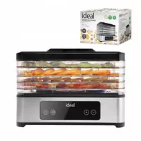 Didelis maisto džiovintuvas grybams, vaisiams ir daržovėms „IDEAL INOX“ + konvekcija 400 W + laikmatis