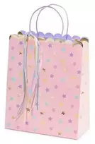 PartyDeco dovanų maišeliai žvaigždžių mišinio 26x32x13cm 74917