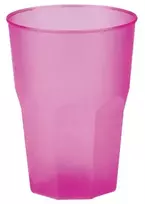 Santex Rožinė plastikas drinking glasses 420 ml, 6 pcs