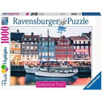 Dėlionė Ravensburger Denmark Copenhagen, 50 cm x 70 cm, 1000 vnt., įvairių spalvų