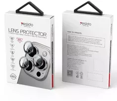 „Yesido“ objektyvo apsauga WB52 iPhone 16 Pro / 16 Pro Max, JUODA / JUODA