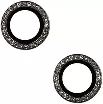 Toptel Topt Apsauginis stiklas HARD DIAMOND skirtas kamerai (lešiui) Apple iPhone 16/16 Plus juodas (2 vnt)