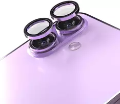 Krainagsm Telforceone Etteri camera lens protector for iPhone 17 violetinė