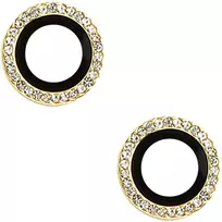Toptel Topt Apsauginis stiklas HARD DIAMOND skirtas kamerai (lešiui) Apple iPhone 14/14 Plus auksinis (2 vnt)