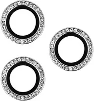 Toptel Topt Apsauginis stiklas HARD DIAMOND skirtas kamerai (lešiui) Apple iPhone 15 Pro/15 Pro Max sidabrinis (3 vnt)