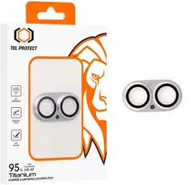 Apsauginis stiklas Tel Protect 95% AR+AF Full Metal Camera Protector on camera skirta Apple iPhone 17 violetinė (camera island)