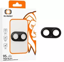Apsauginis stiklas Tel Protect 95% AR+AF Full Metal Camera Protector on camera skirta Apple iPhone 17 juodos spalvos (camera island)