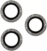Toptel Topt Apsauginis stiklas HARD DIAMOND skirtas kamerai (lešiui) Apple iPhone 16 Pro/16 Pro Max pilkas (3 vnt)
