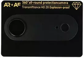 Toptel Apsauginis stiklas Aluminum Metal Camera Full Cover Lens on camera skirtas Apple iPhone 17 Air juodas (camera island+mesh)