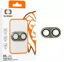 Apsauginis stiklas Tel Protect 95% AR+AF Full Metal Camera Protector on camera skirta Apple iPhone 17 žalias (camera island)