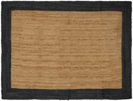 Kilimas Tamsiai pilka 140 x 200 cm Džiutas