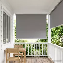 Lauko ritininė žaliuzė UV apsaugai Šviesiai pilka 80 x 140 cm