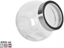 Stiklinis laikymo indas 650 ml, 12x9x13 cm, KITCHEN&GO