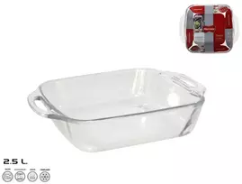 Stiklinė kepimo forma 29x24x6,5 cm 2,5 l, MARINEX