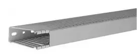 Hager Polo BA68002507030B tehaselito šukuotas kanalas BA6 25x80mm PVC pilkas BA68002507030B /2m/