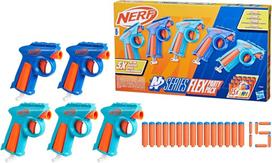 Nerf N šautuvų rinkinys su 5 blasteriais F9839