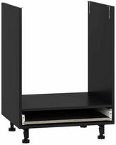 Apatinė virtuvinė spintelė Vento DP-60/82, juoda sp., 52 cm x 60 cm x 82 cm