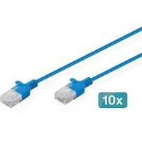 Digitus CAT.6 U/UTP Slim Patch Cable, 1.5m (10pcs) DK-1618-015S-B-10
