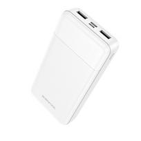 Borofone Power Bank 20000mAh BJ88A Clever – 2xUSB – baltos spalvos