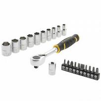 STANLEY RAKTŲ RINKINYS 21 vnt. 1/2″ GALVUTĖS + ANTGALIAI